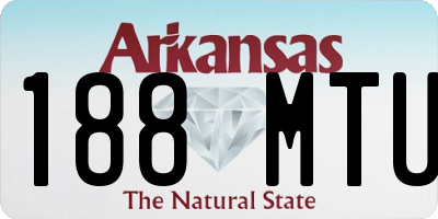 AR license plate 188MTU