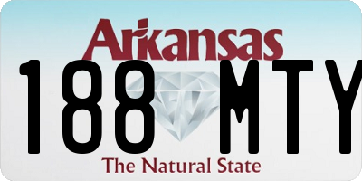 AR license plate 188MTY