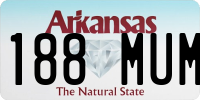 AR license plate 188MUM