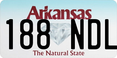 AR license plate 188NDL