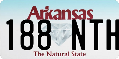 AR license plate 188NTH