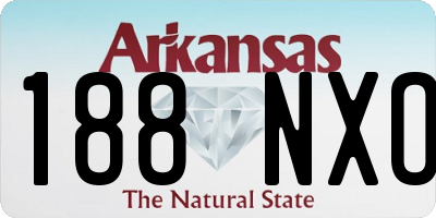AR license plate 188NXO
