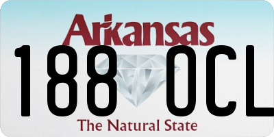 AR license plate 188OCL