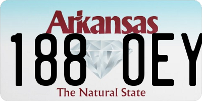 AR license plate 188OEY
