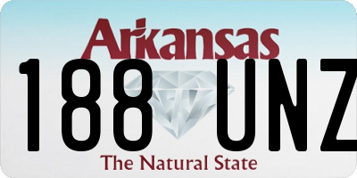 AR license plate 188UNZ