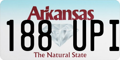 AR license plate 188UPI