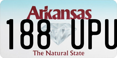 AR license plate 188UPU