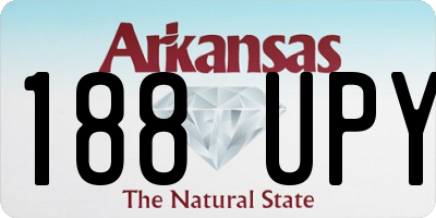 AR license plate 188UPY
