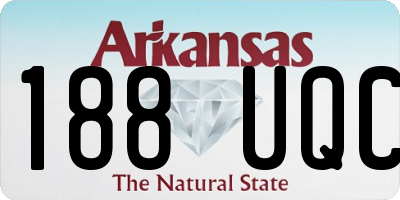 AR license plate 188UQC