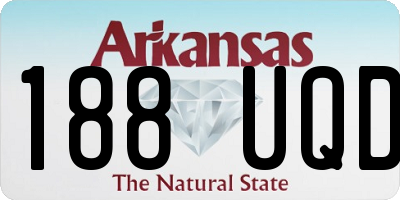 AR license plate 188UQD