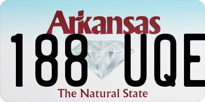 AR license plate 188UQE