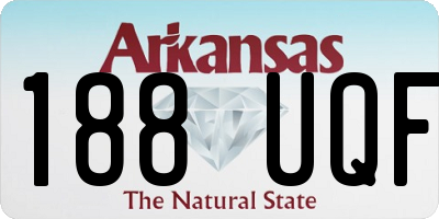 AR license plate 188UQF
