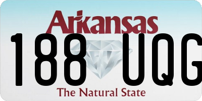 AR license plate 188UQG