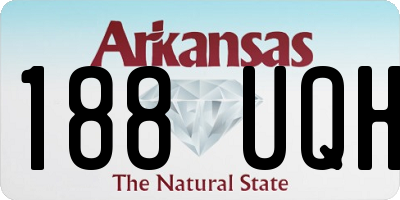 AR license plate 188UQH