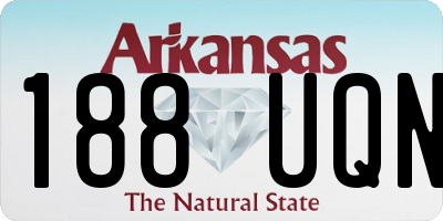 AR license plate 188UQN