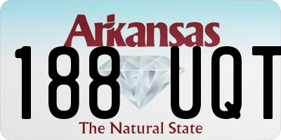 AR license plate 188UQT