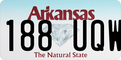 AR license plate 188UQW