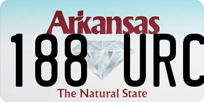 AR license plate 188URC