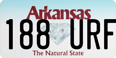 AR license plate 188URF
