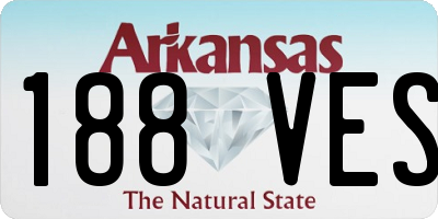 AR license plate 188VES