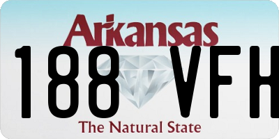 AR license plate 188VFH