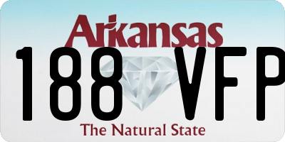 AR license plate 188VFP