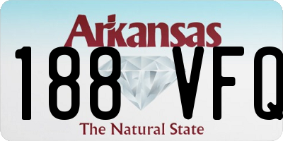 AR license plate 188VFQ