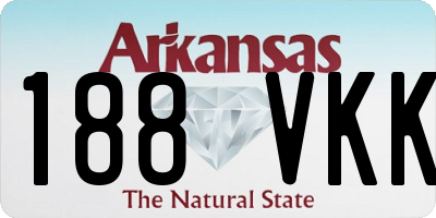 AR license plate 188VKK