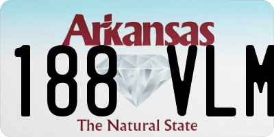AR license plate 188VLM