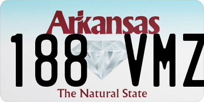 AR license plate 188VMZ