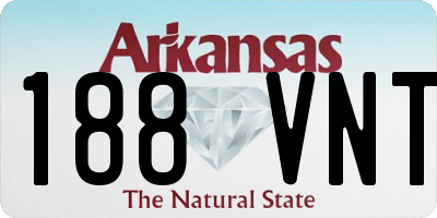 AR license plate 188VNT