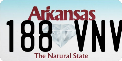 AR license plate 188VNV