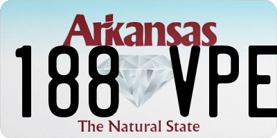 AR license plate 188VPE