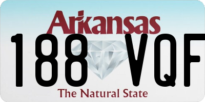 AR license plate 188VQF
