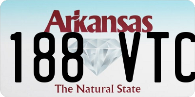 AR license plate 188VTC