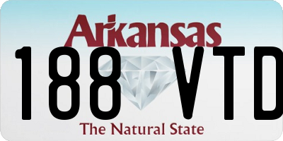 AR license plate 188VTD