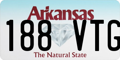 AR license plate 188VTG