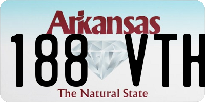 AR license plate 188VTH
