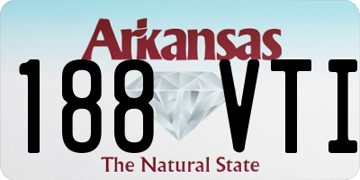 AR license plate 188VTI