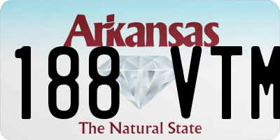 AR license plate 188VTM