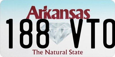 AR license plate 188VTO