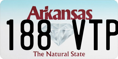 AR license plate 188VTP