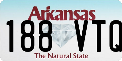 AR license plate 188VTQ