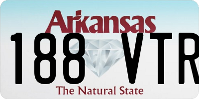 AR license plate 188VTR