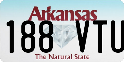 AR license plate 188VTU