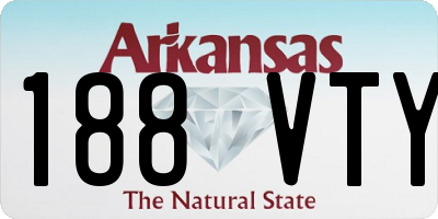 AR license plate 188VTY