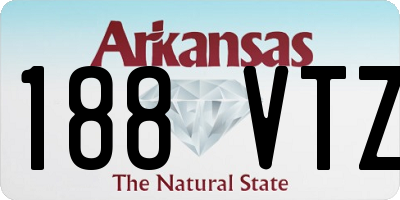 AR license plate 188VTZ