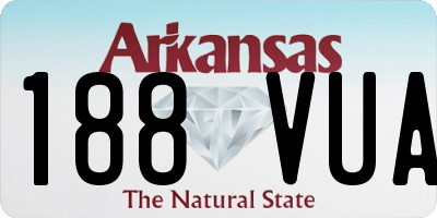 AR license plate 188VUA