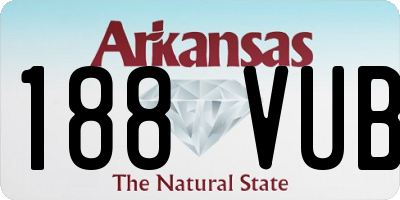 AR license plate 188VUB