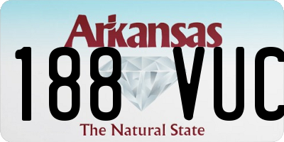 AR license plate 188VUC